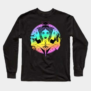 Hecate triple goddess Long Sleeve T-Shirt